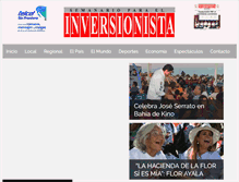 Tablet Screenshot of inversionistasonora.com